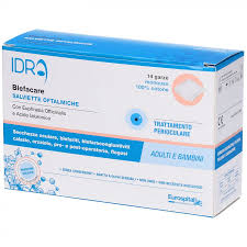 GARZA OFTALMICA IDRA BLEFACARE MONOUSO 14 PEZZI CON ACIDO IALURONICO - famajoy.it