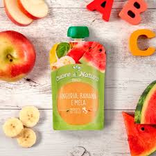 CUORE DI NATURA POUCH ANGURIA BANANA MELA 100 G - famajoy.it