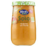 HERO SOLO OMOGENEIZZATO VERDURINE LENTICCHIE MANZO 100% BIO 190 G - famajoy.it
