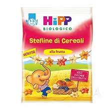 HIPP BIO STELLINE DI CEREALI ALLA FRUTTA 30 G - famajoy.it