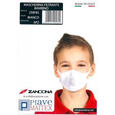 MASCHERINA FILTRANTE BAMBINI 5 PEZZI - famajoy.it