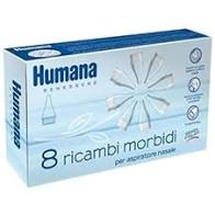 SET RICAMBI MORBIDI PER ASPIRATORE NASALE HUMANA 8 PEZZI - famajoy.it