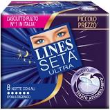 LINES SETA ULTRA ASSORBENTI DA NOTTE 8 PEZZI - famajoy.it
