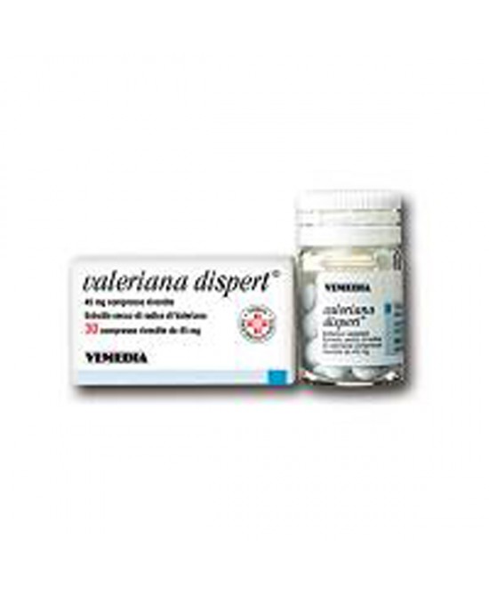 Vemedia Valeriana Dispert 45mg  30 Compresse Rivestite-Blando Sedativo Per Favorire Il Riposo Notturno - famajoy.it
