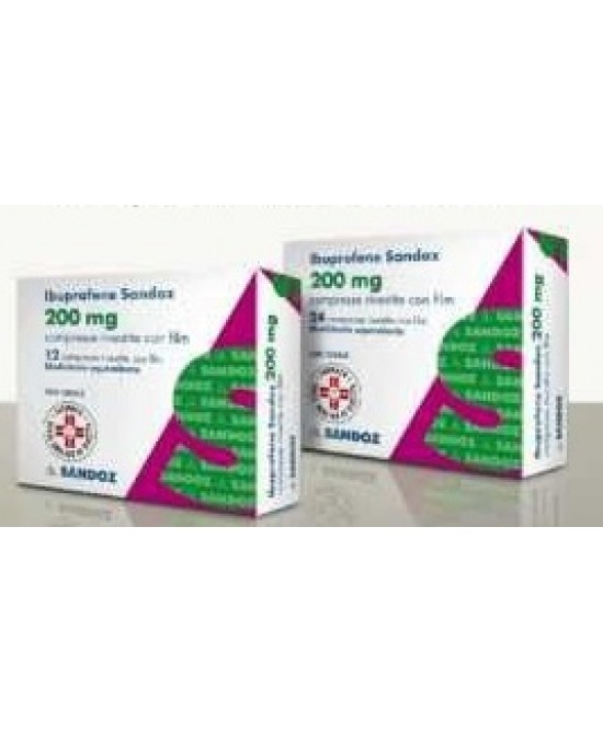 Ibuprofene Sandoz 200mg (generico del Moment-Buscofen) 24 Compresse Rivestite - famajoy.it