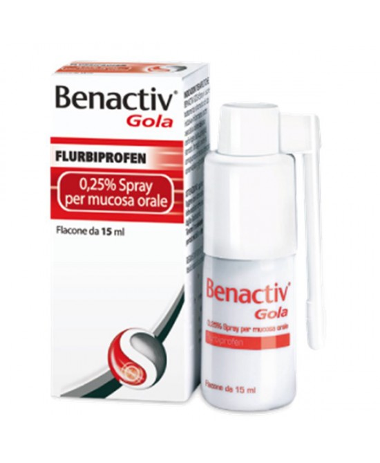 BENACTIV GOLA*SPRAY 15ML 0,25% - famajoy.it