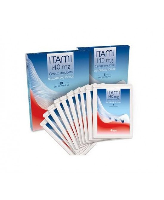 Fidia Itami 10 Cerotti Medicati 140mg (equivalente del Voltaren) - famajoy.it