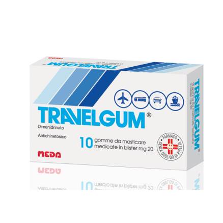 TRAVELGUM*10GOMME MAST 20MG - famajoy.it