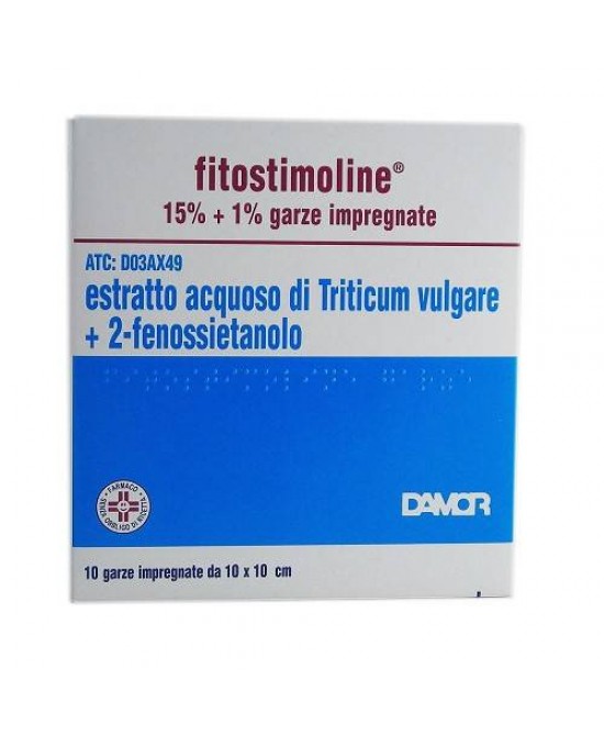 Fitostimoline 15%+1% 10 garze cicatrizzanti-riepitelizzanti - famajoy.it