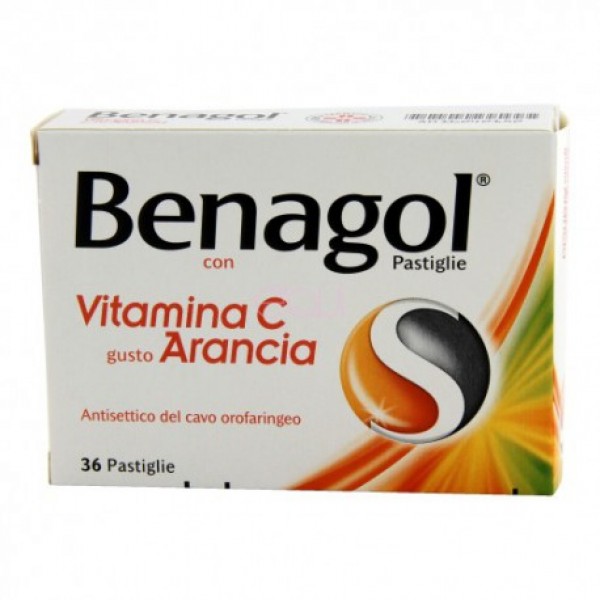 BENAGOL VIT C*36PAST ARANCIA - famajoy.it