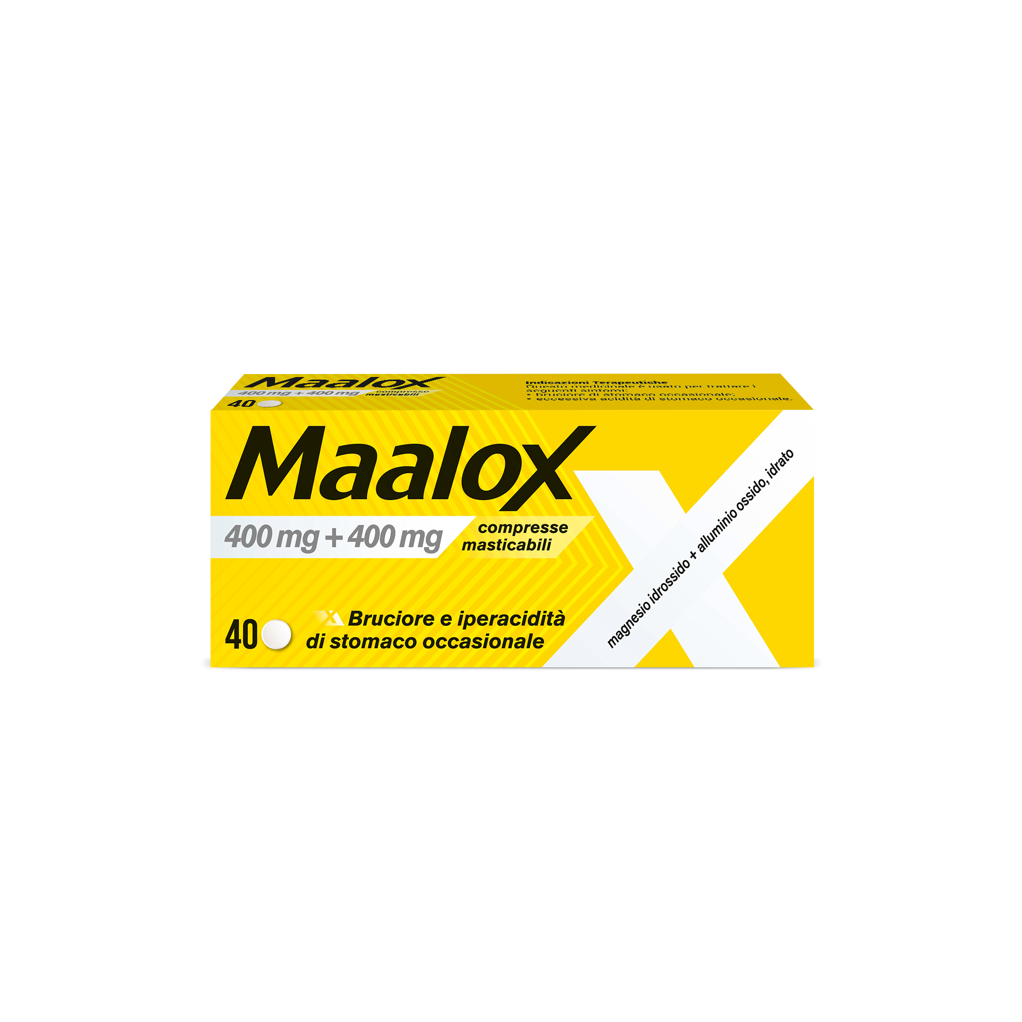 MAALOX*40CPR MAST 400MG+400MG - famajoy.it