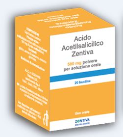 Zentiva Acido Acetilsalicilico 500mg Analgesico, Antinfiammatorio, Antipiretico 20 Bustine - famajoy.it