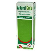 Recordati Antoral Gola Colluttorio 5mg/10ml Antisettico Cavo Orale Flacone 200ml - famajoy.it