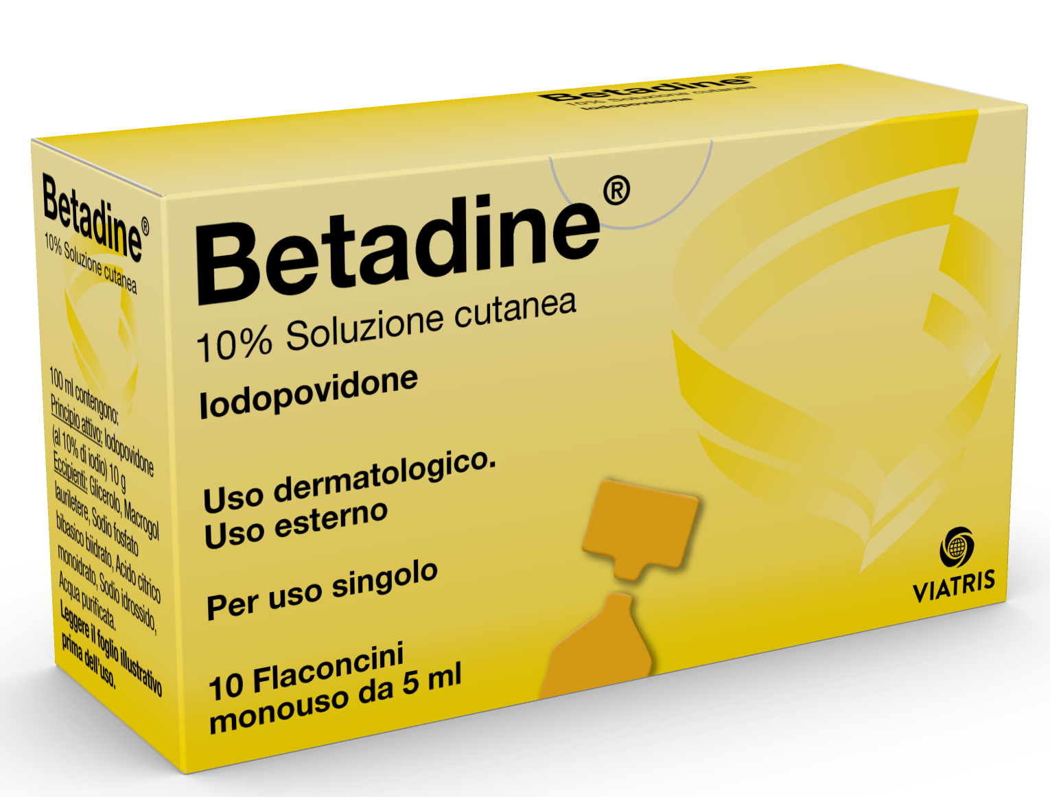 BETADINE*SOL CUT 10FL 5ML 10% - famajoy.it