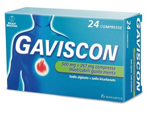 GAVISCON*24CPR MENTA 500+267MG - famajoy.it