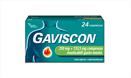 GAVISCON*24CPR MENT250+133,5MG - famajoy.it