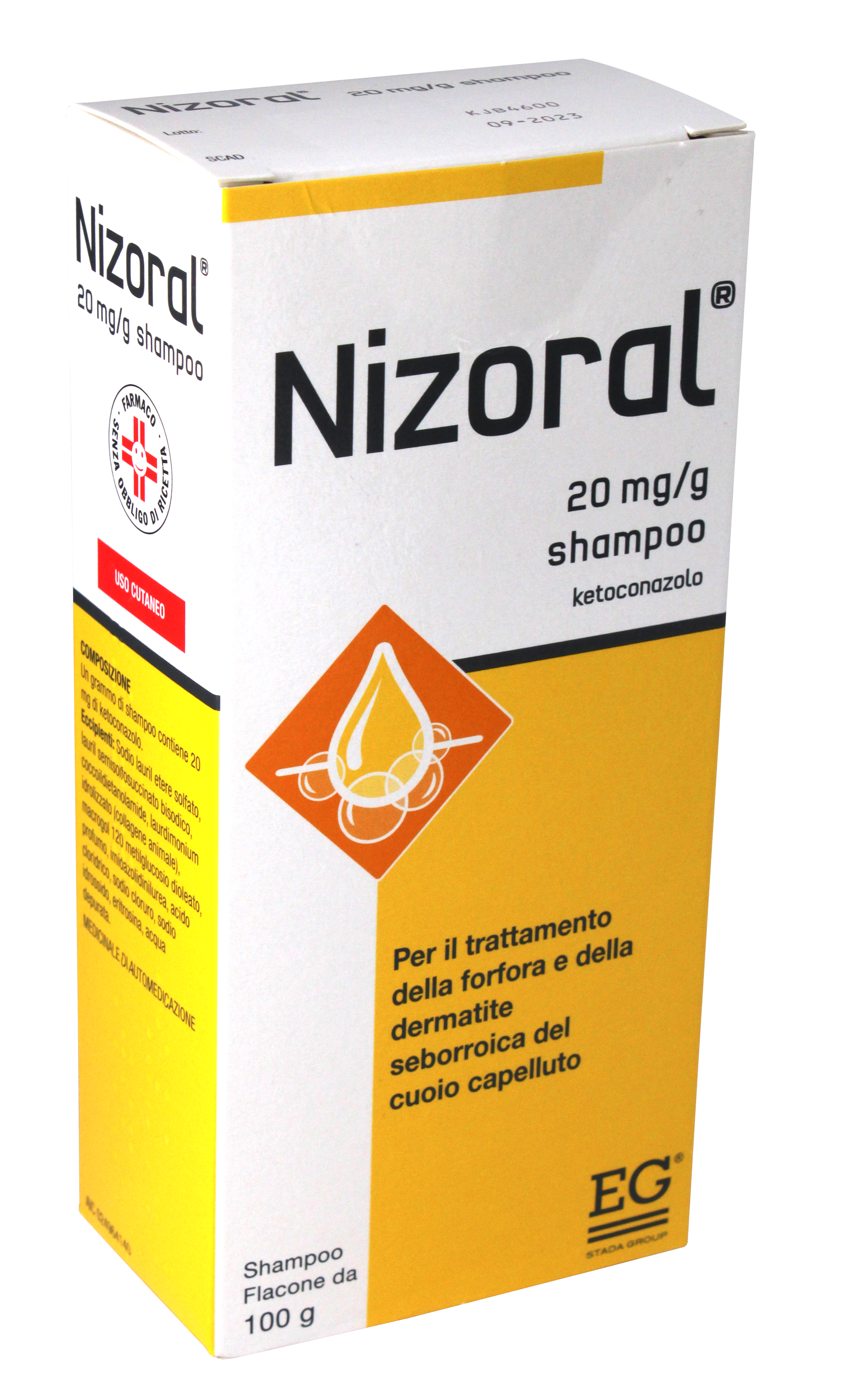 NIZORAL*SHAMPOO-Dermatite seborroica e forfora FL 100G 20MG/G - famajoy.it