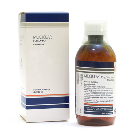 MUCICLAR*SCIR 200ML 15MG/5ML - famajoy.it