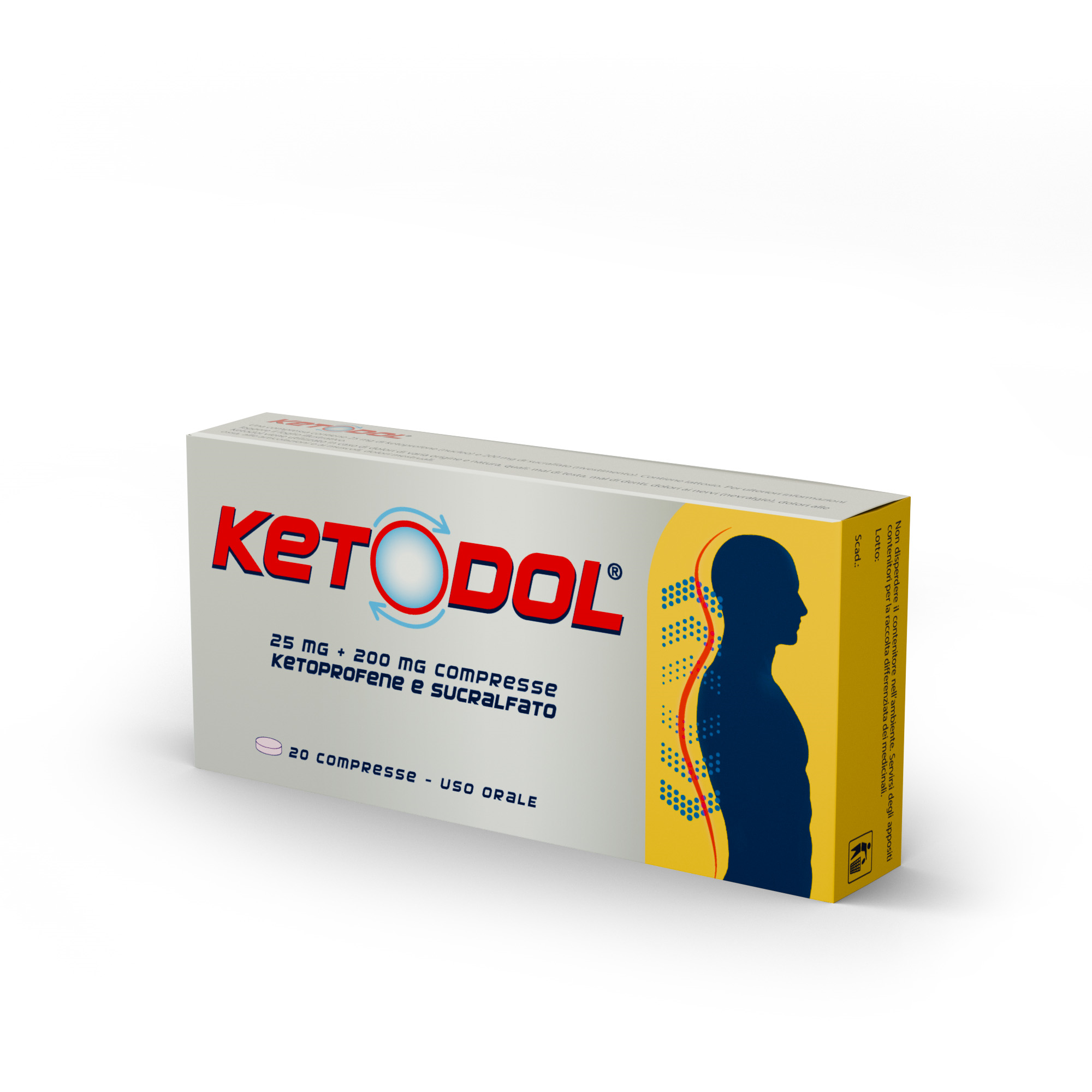KETODOL*20CPR 25MG+200MG - famajoy.it