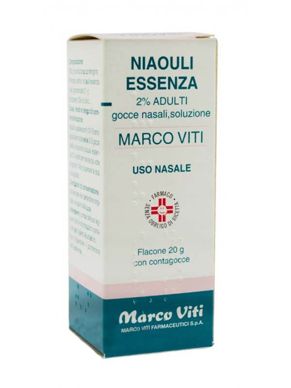 NIAOULI ESSENZA MV*2% GTT 20G - famajoy.it