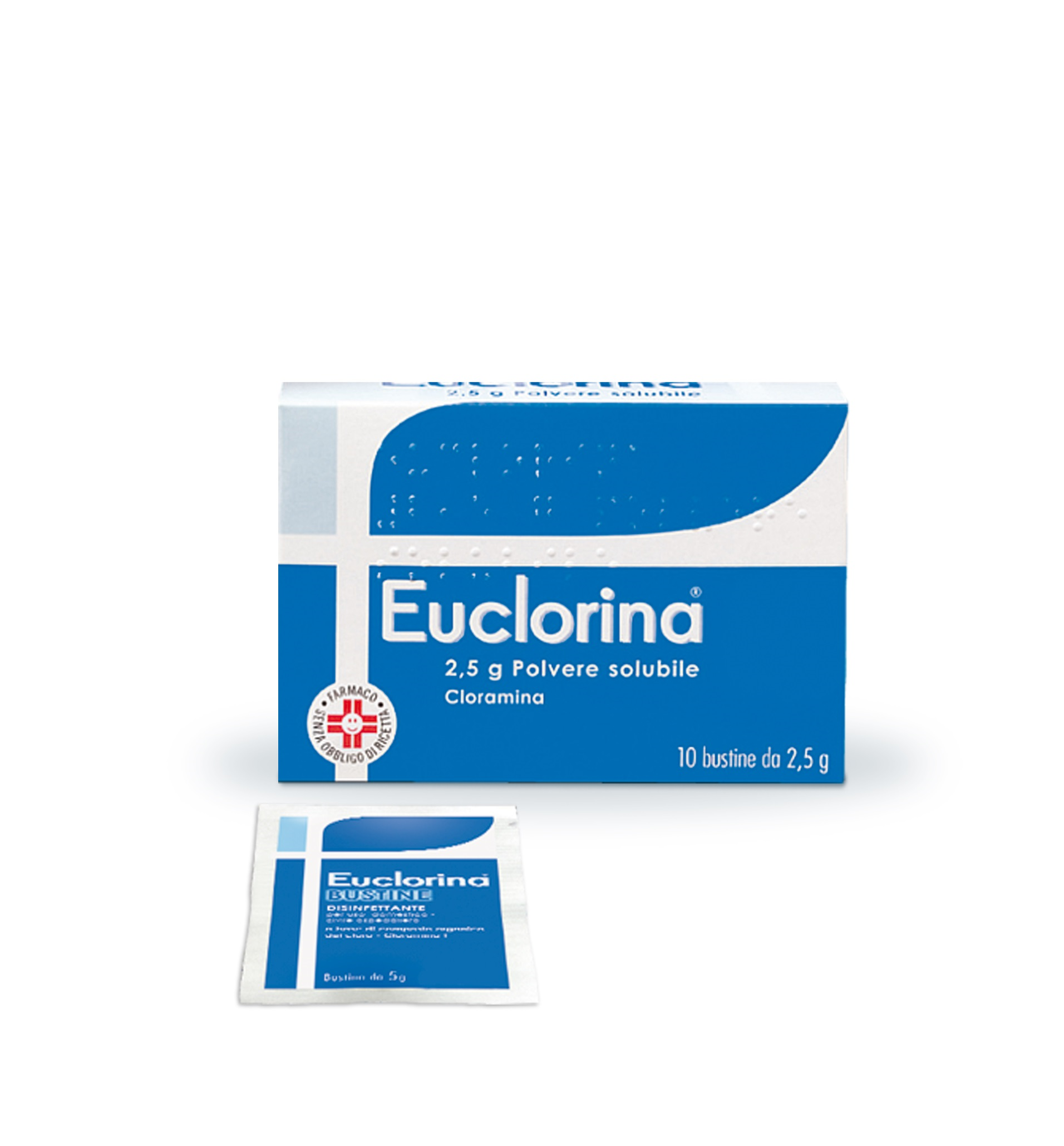 EUCLORINA*POLV SOL 10BUST 2,5G - famajoy.it