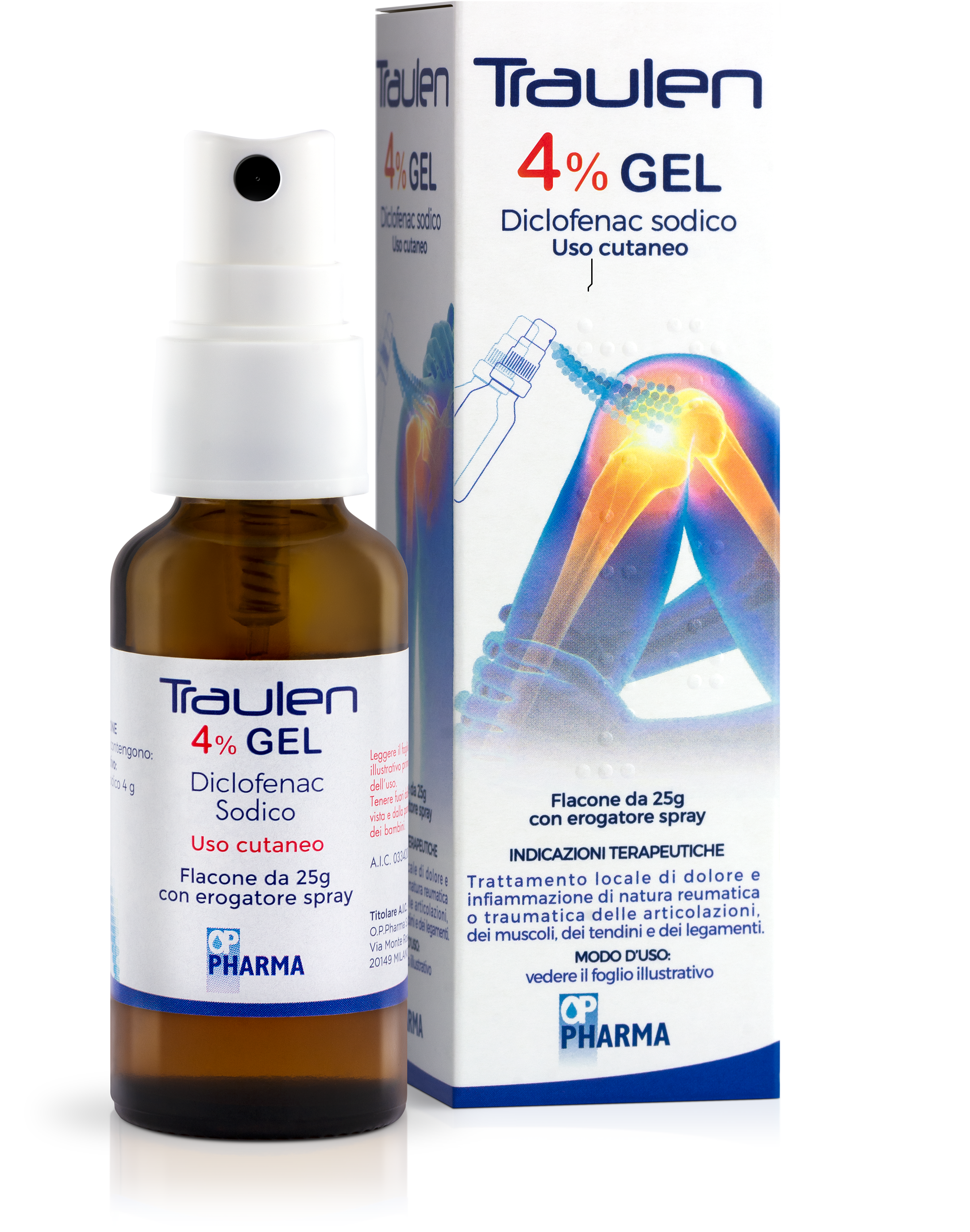 TRAULEN*GEL 4% FL 25G C/EROG - famajoy.it