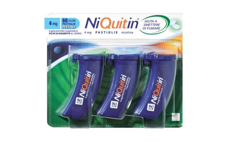NIQUITIN*60PASTL 4MG MENTA FL - famajoy.it