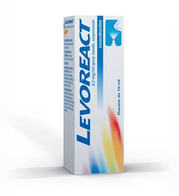 LEVOREACT*SPRAY NAS 10ML 0,5MG - famajoy.it