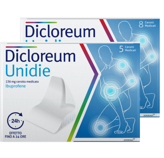 DICLOREUM UNIDIE*5CER 136MG24H - famajoy.it