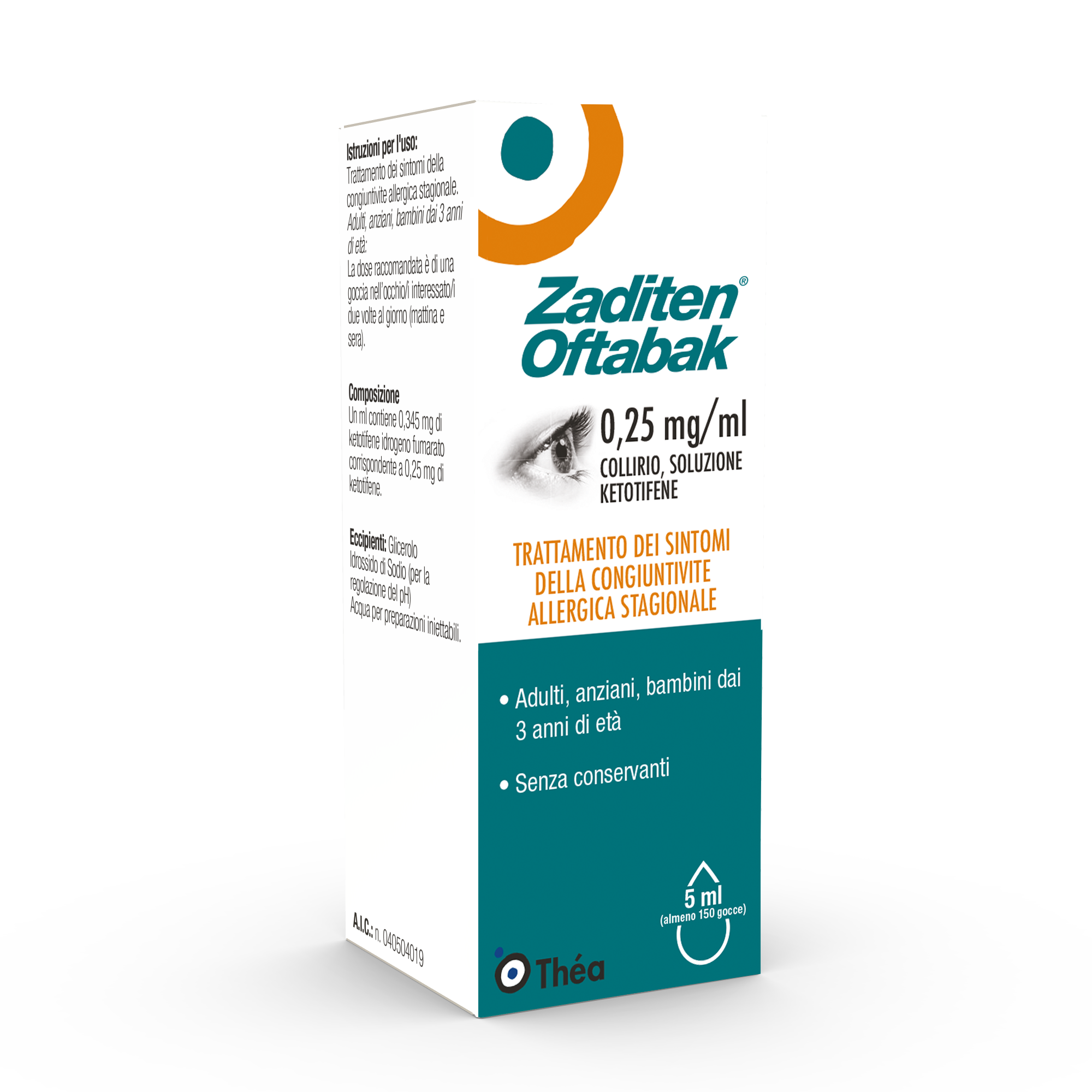 ZADITEN OFTABAK*COLLIRIO FL5ML - famajoy.it