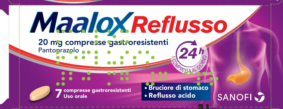 MAALOX REFLUSSO*7CPR 20MG - famajoy.it