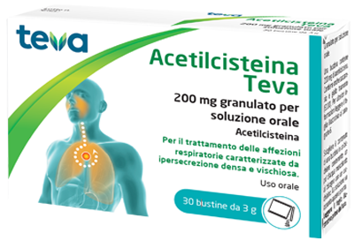 ACETILCISTEINA TEVA*30BS 200MG - famajoy.it