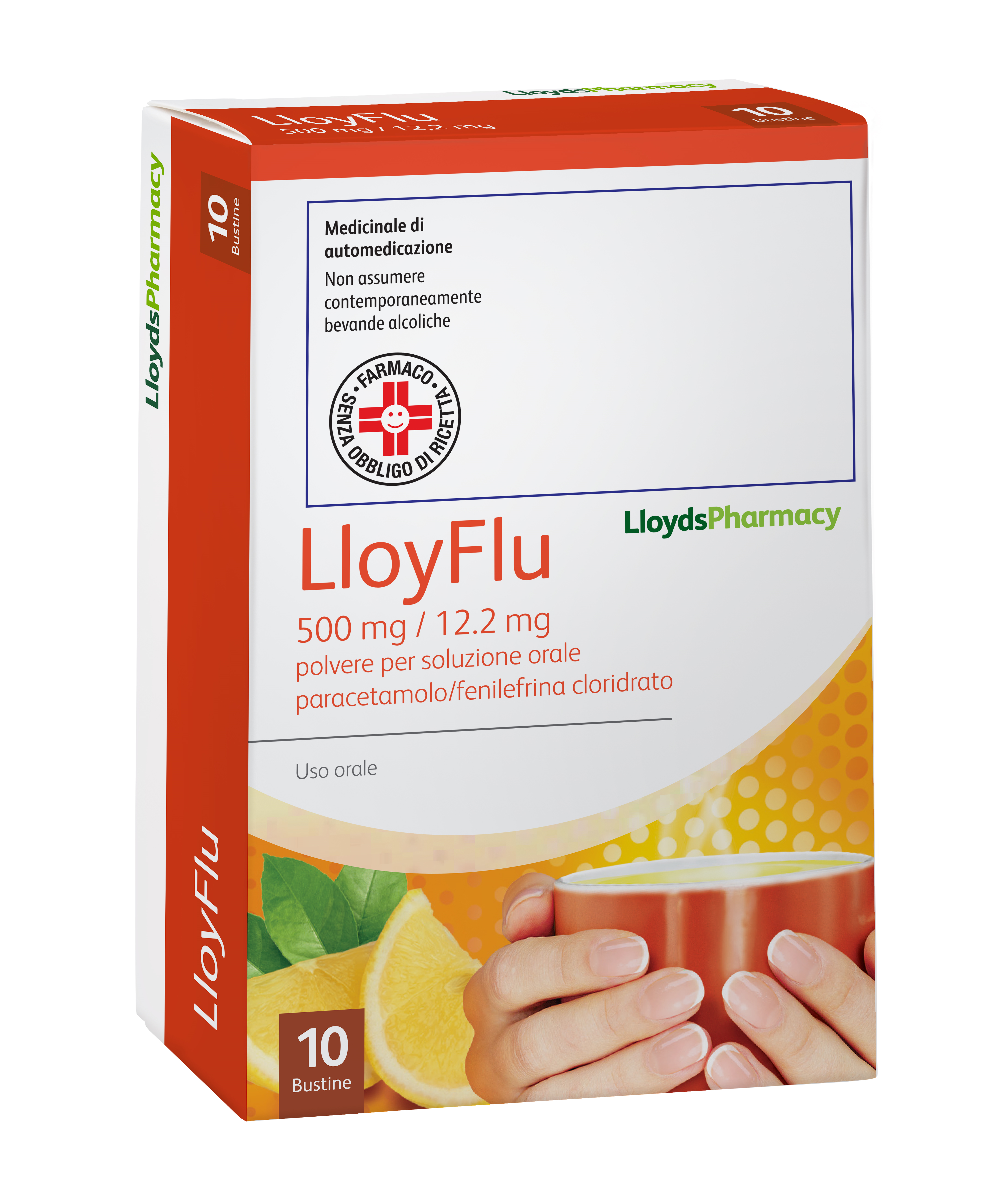 LLOYFLU*10BUST 500MG+12,2MG - famajoy.it