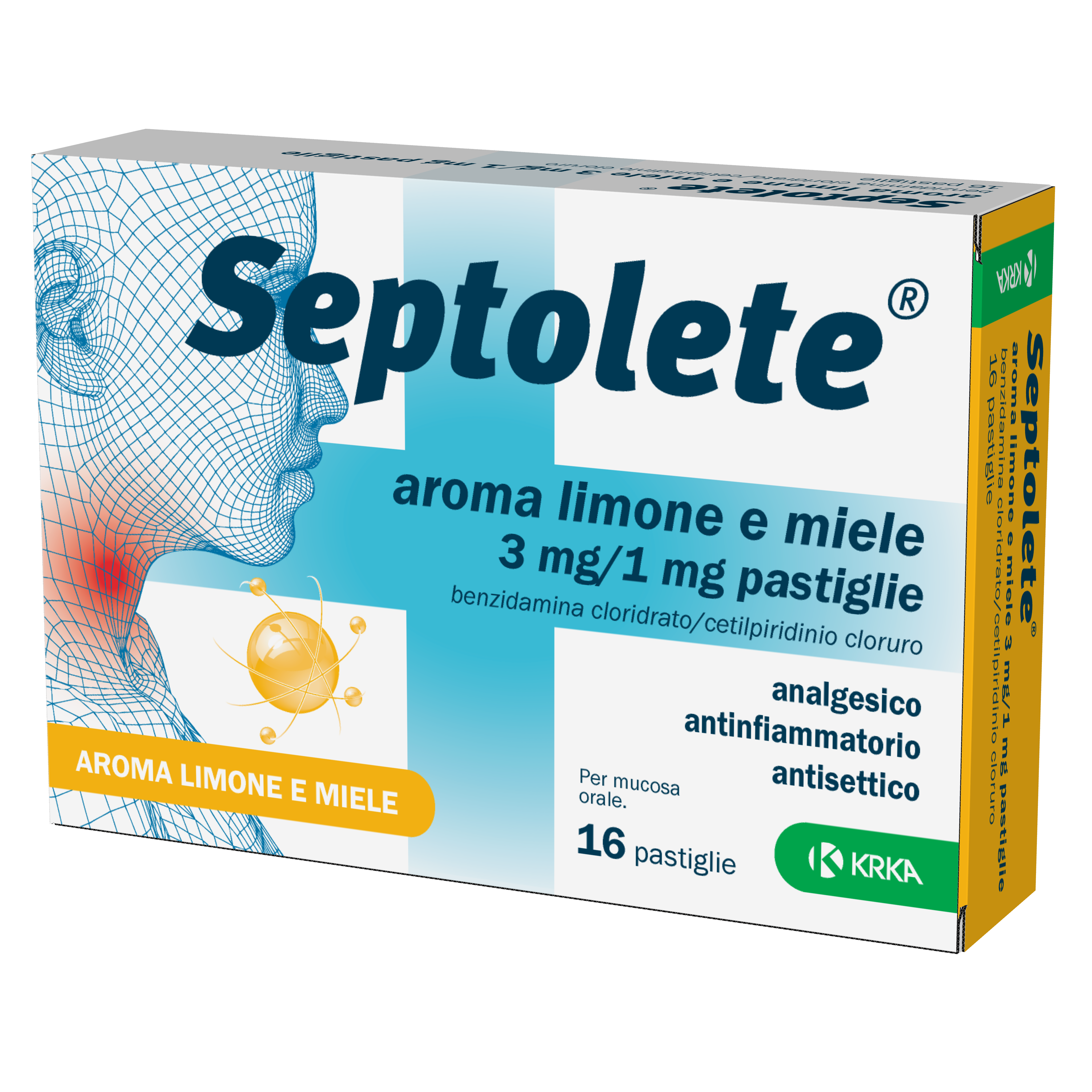 SEPTOLETE*16PAST 3+1MG LIM MIE - famajoy.it