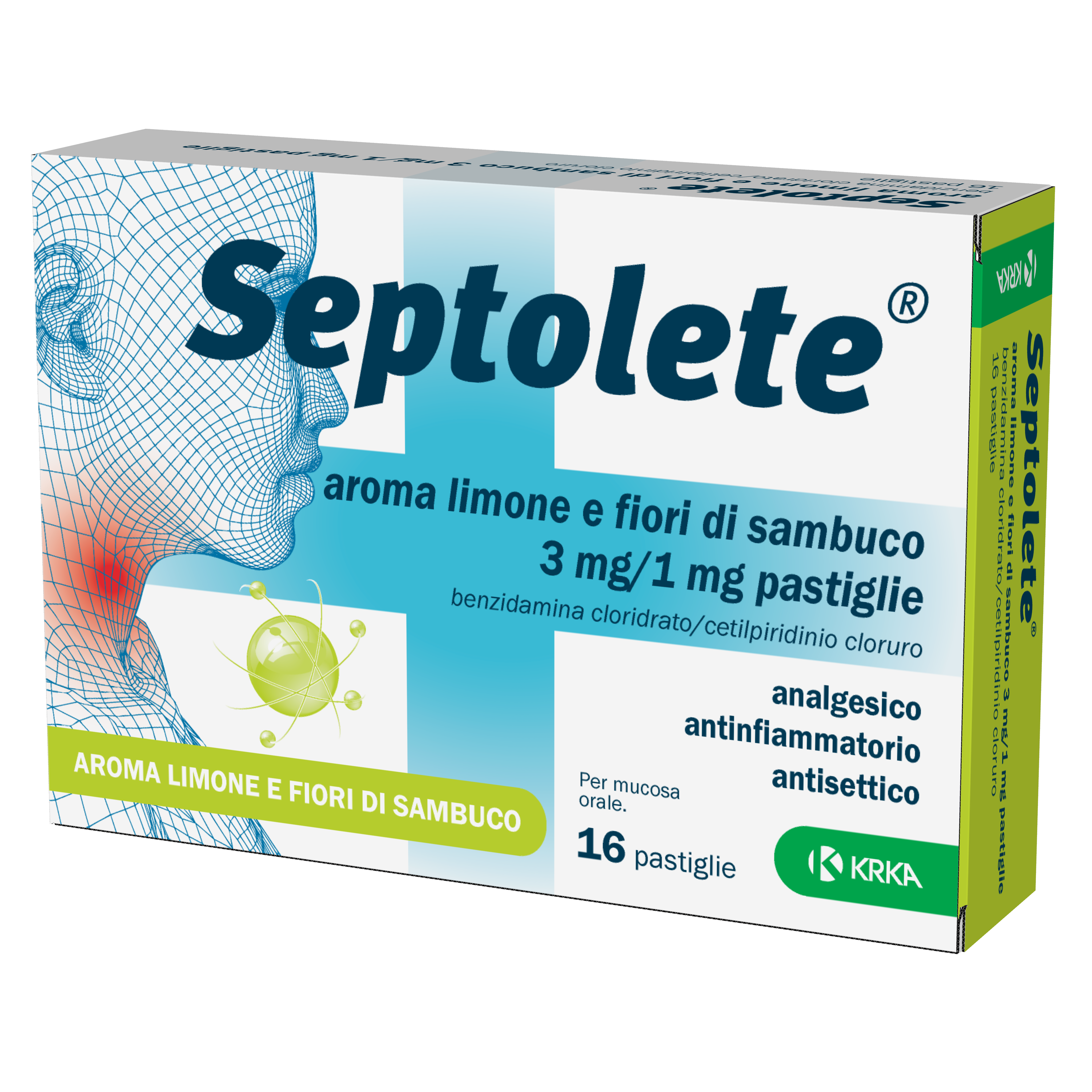 SEPTOLETE*16PAST3+1MG LIM FIOR - famajoy.it