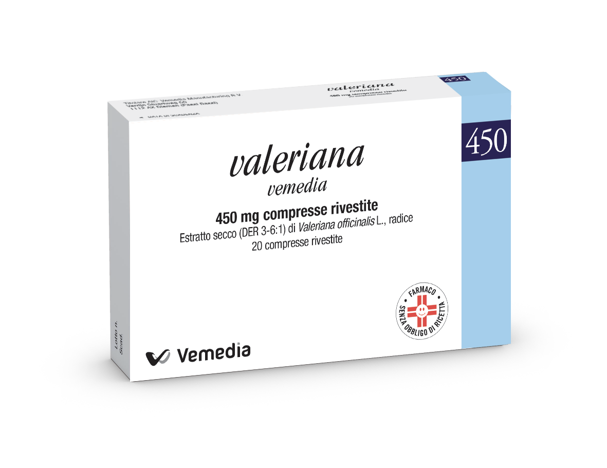 VALERIANA VEMEDIA*20CPR RIV450 - famajoy.it