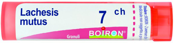 LACHESIS MUTUS 7 CH GRANULI - famajoy.it