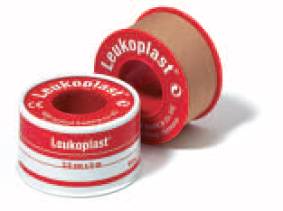 CEROTTO CHIRURGICO PER FISSAGGIO MEDICAZIONI IN ROCCHETTO LEUKOPLAST SUPPORTO VISCOSA COLOR PELLE MASSA ADESIVA CAUCCIU' OSSIDO DI ZINCO 2,5X500CM - famajoy.it
