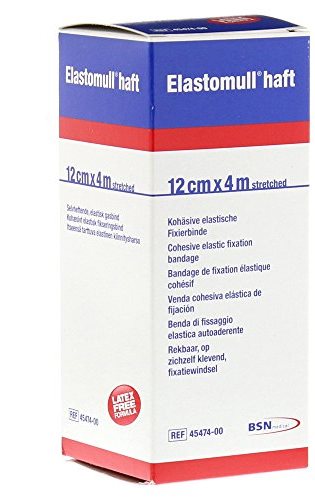 BENDA ELASTICA AUTOADESIVA ELASTOMULL HAFT COMPRESSIONE FORTE 12X400 CM - famajoy.it