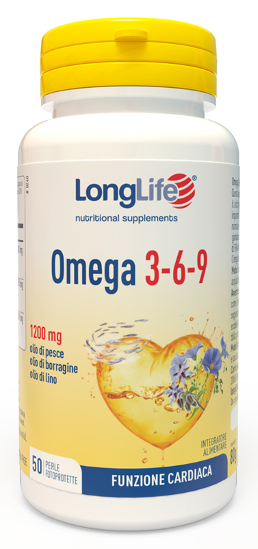 LONGLIFE OMEGA 3 6 9 50 PERLE - famajoy.it