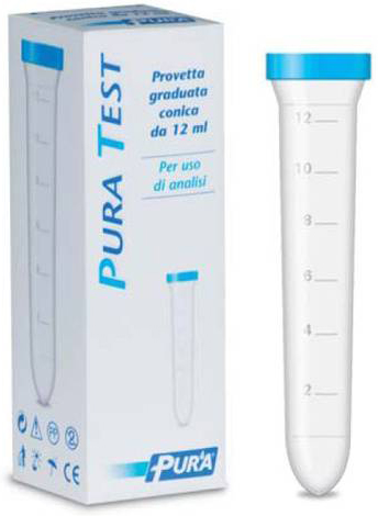 PROVETTA PER URINE PURA TEST GRADUATA CONICA 12 ML - famajoy.it