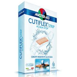 CEROTTO MASTER-AID CUTIFLEXMED STRIP TRASPARENTE IMPERMEABILE SUPPORTO IN POLIURETANO SUPER 10 PEZZI - famajoy.it