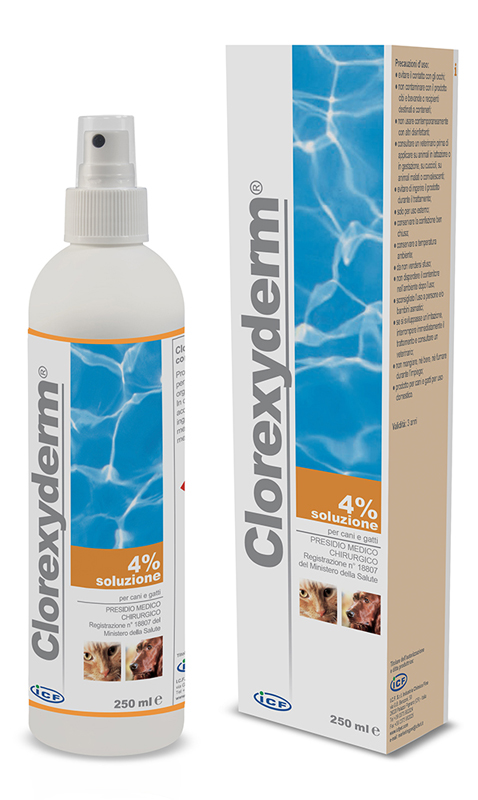 CLOREXYDERM SOLUZIONE 4% 250 ML - famajoy.it