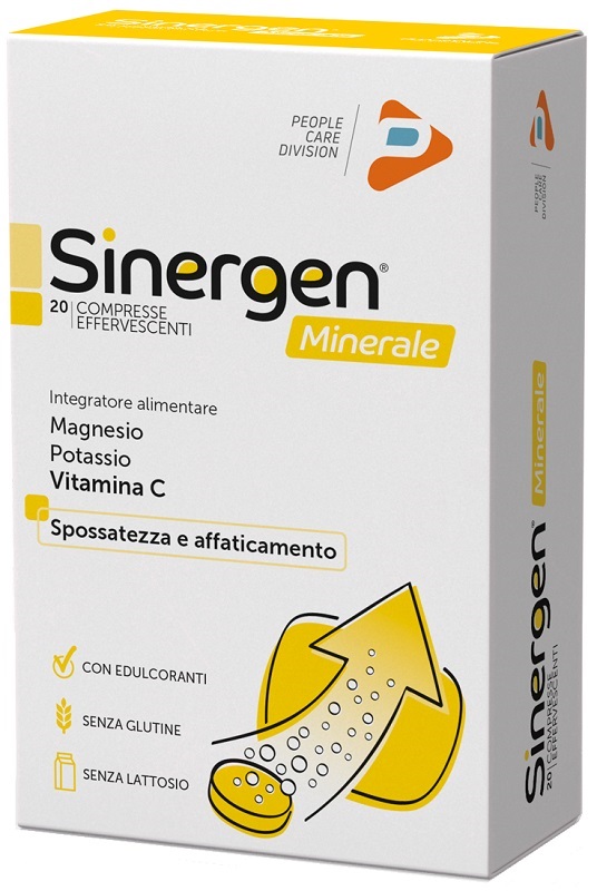 SINERGEN MINERALE LIMONE 20 COMPRESSE EFFERVESCENTI - famajoy.it