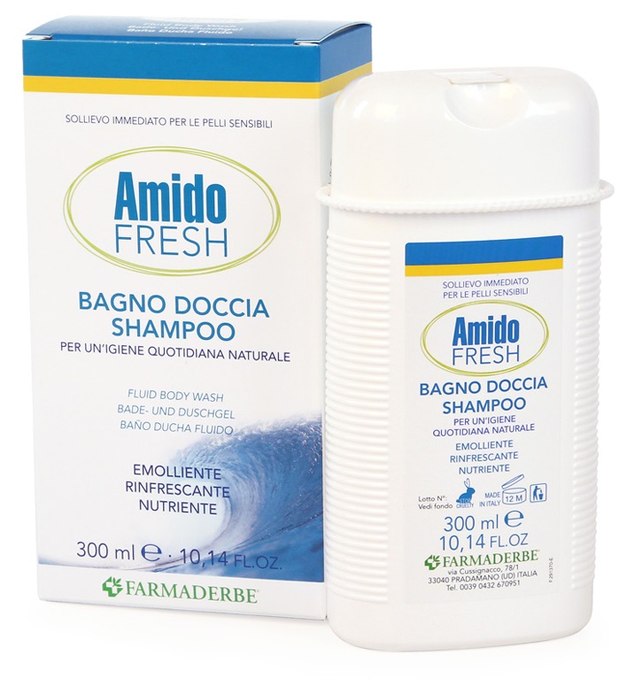 AMIDO FRESH BAGNO DOCCIA SHAMPOO 300 ML - famajoy.it