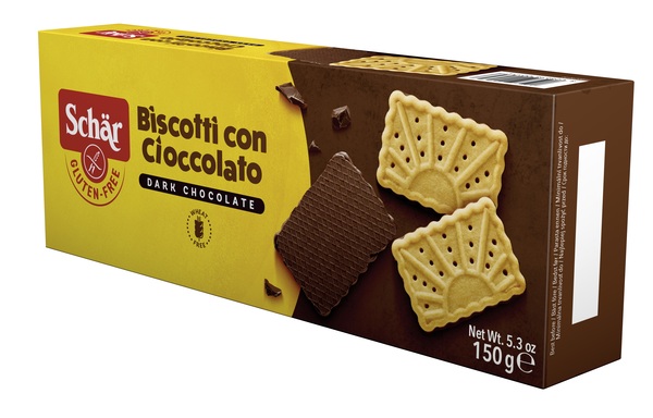 SCHAR BISCOTTO CON CIOCCOLATO DARK CHOCOLATE 150 G - famajoy.it