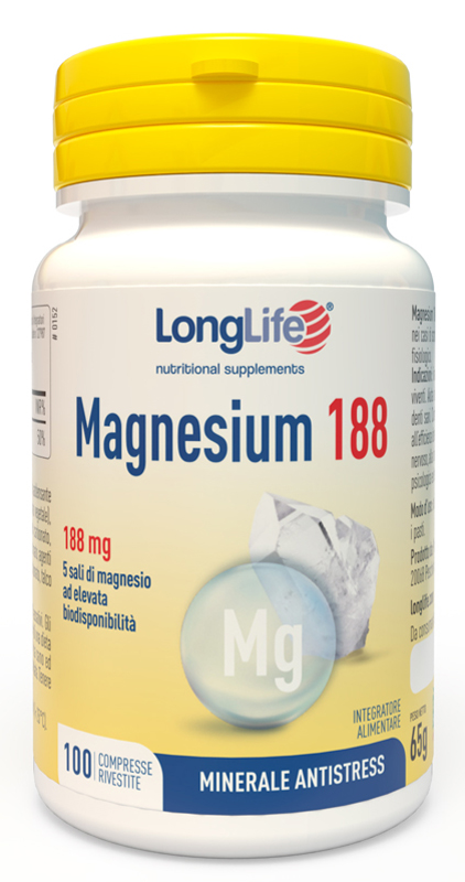 LONGLIFE MAGNESIUM 188 100 COMPRESSE - famajoy.it
