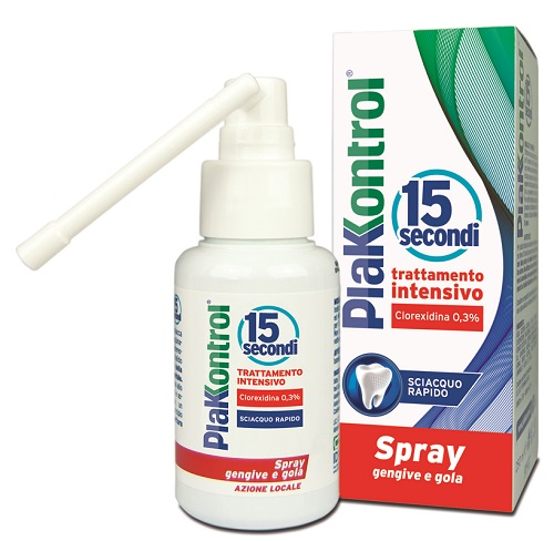 PLAKKONTROL 15 SECONDI COLLUTORIO SPRAY 50 ML - famajoy.it