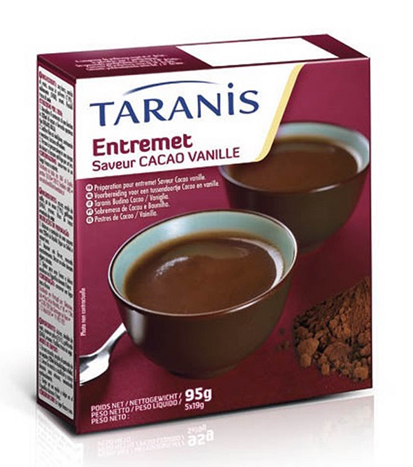 TARANIS BUDINO VANIGLIA CIOCCOLATO 5 BUSTINE - famajoy.it