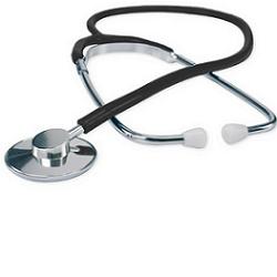 FONENDOSCOPIO LOGIKO A TESTA PIATTA DIAMETRO 45 MM ALTEZZA 10 MM TUBO AD Y DIAMETRO 5 MM LUNGHEZZA 60 CM - famajoy.it